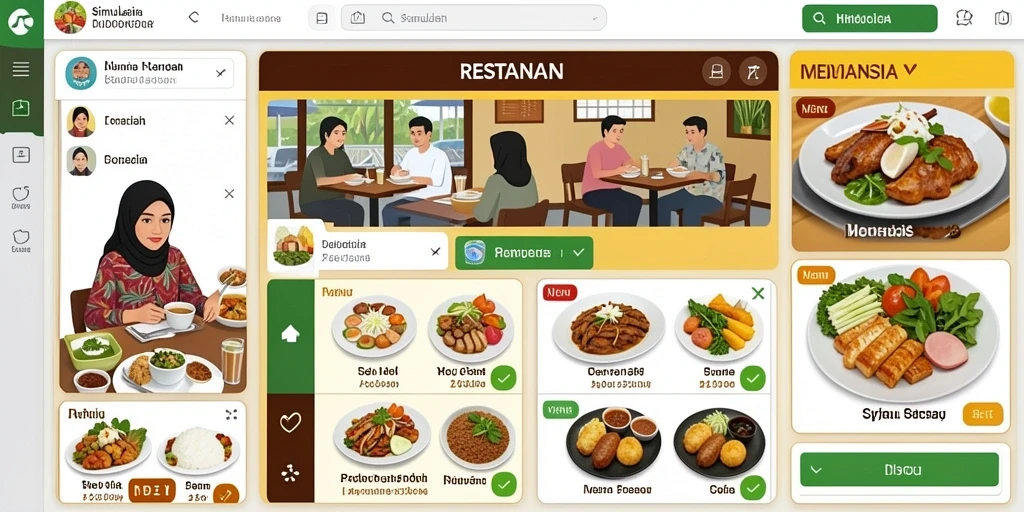 Tampilan awal yang menarik dan intuitif.
