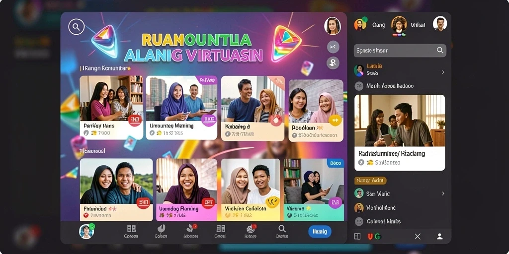 Tampilan awal permainan yang menarik dan colorful.