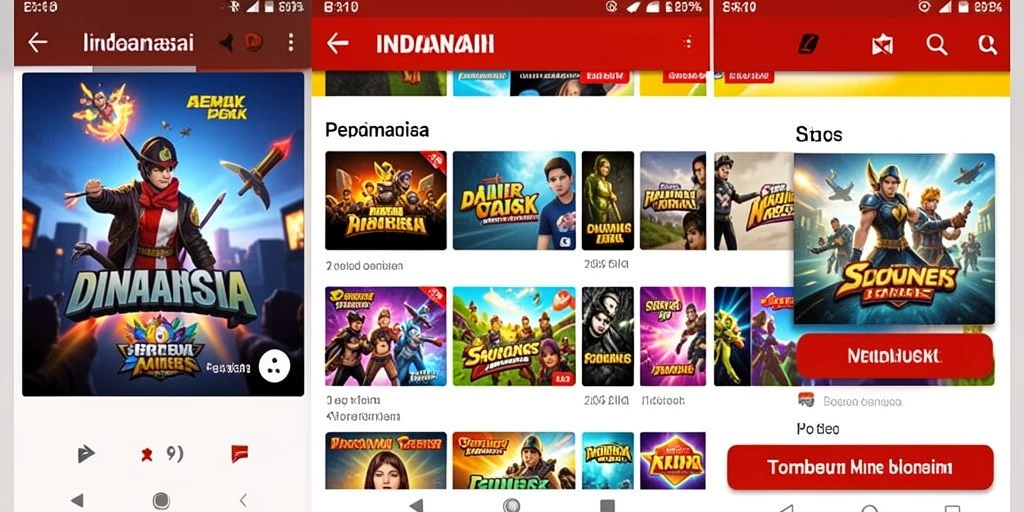 Tampilan karakter utama dalam game 8768.