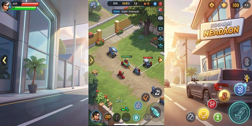 Tampilan awal game yang menarik dan intuitif.