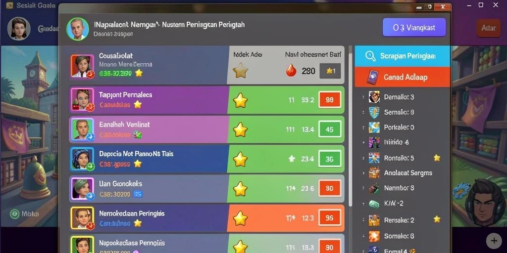 Tampilan antarmuka yang menarik dan mudah digunakan.