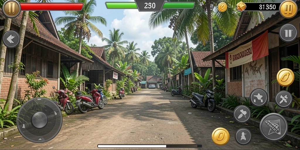 Tampilan antarmuka GOLTOGEL yang menarik dan sederhana.