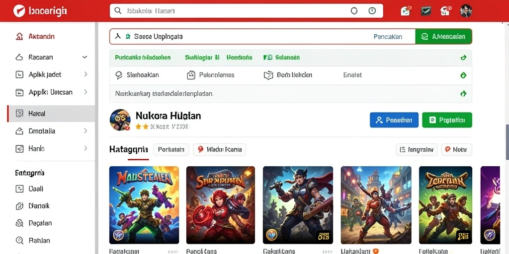 Tampilan antarmuka yang modern dan menarik.