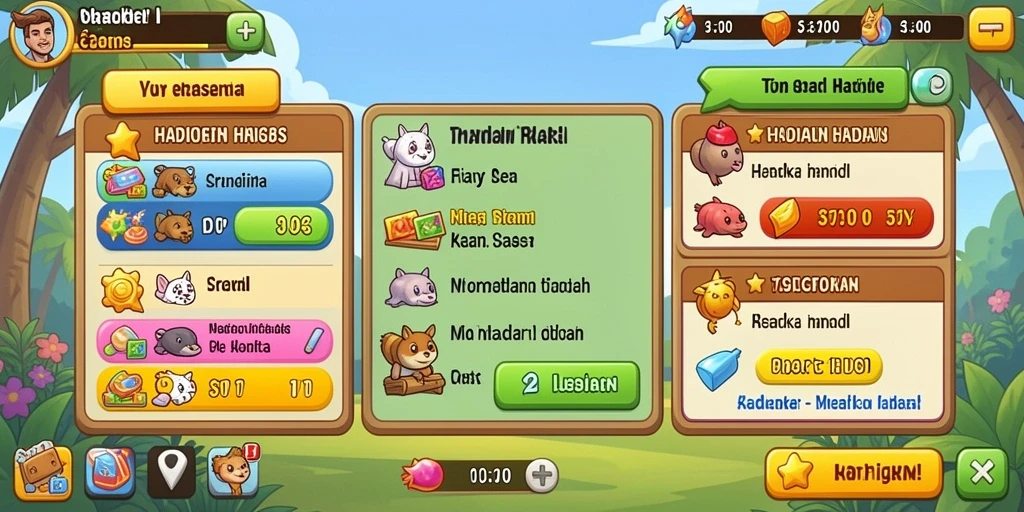Tampilan antarmuka pengguna yang menarik dan modern.
