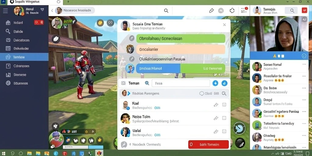Tampilan antarmuka yang modern dan user-friendly.