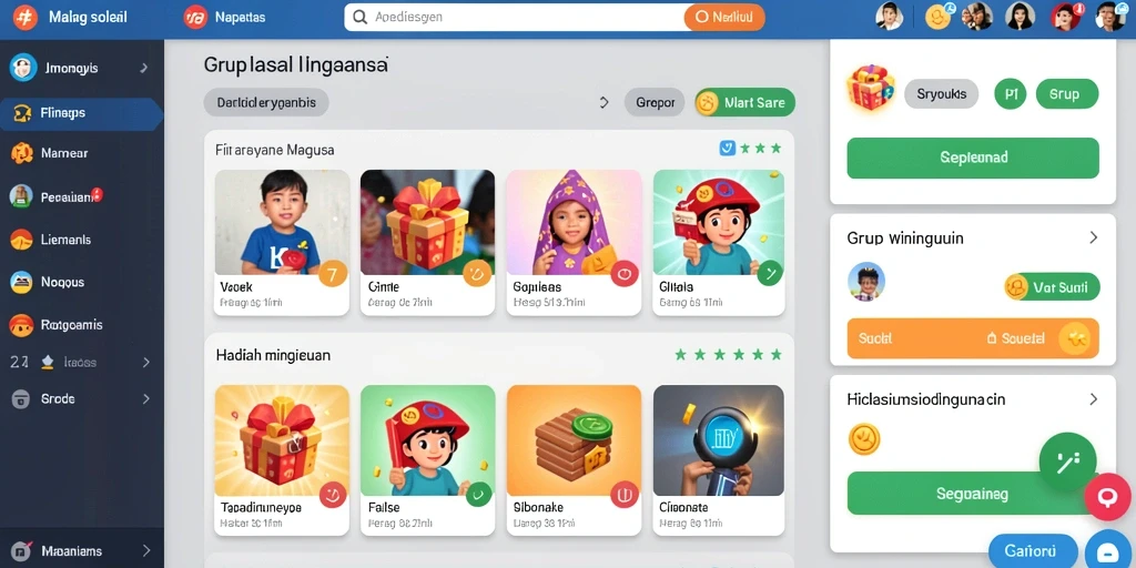 Tampilan antarmuka yang sederhana dan menarik.