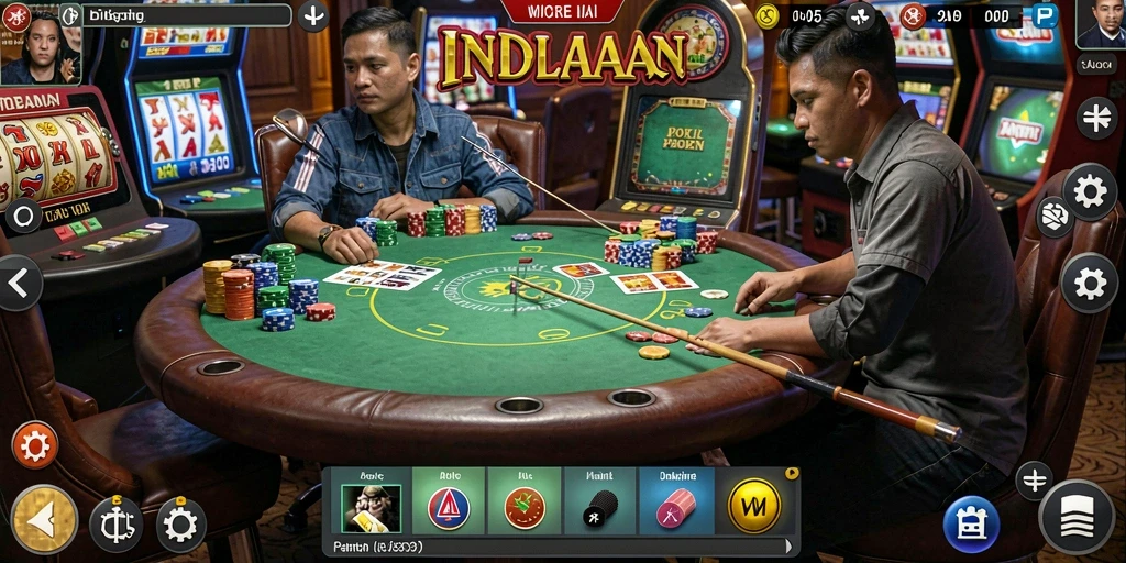 Screenshot menunjukkan karakter utama dalam aksi.