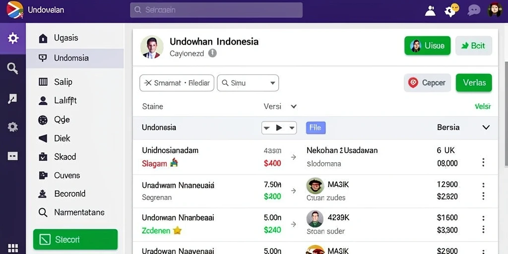 Tampilan antarmuka yang ramah pengguna dan sederhana.