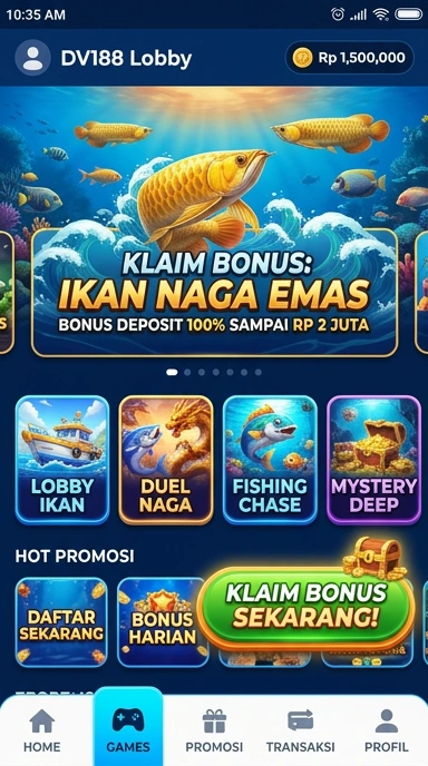 Galeri pratinjau visual dv188 build APK resmi terbaru